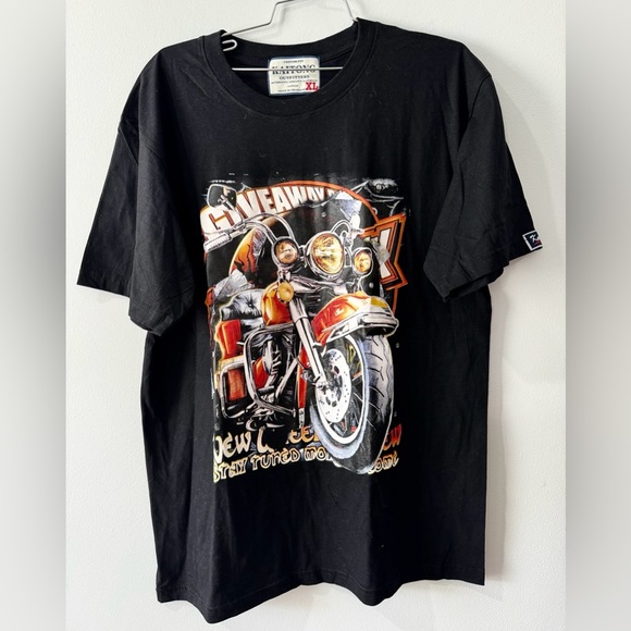 KAITONG Outfitters Custom Fit Black Barnett Harley Davidson Shirt Size XL - Picture 1 of 4